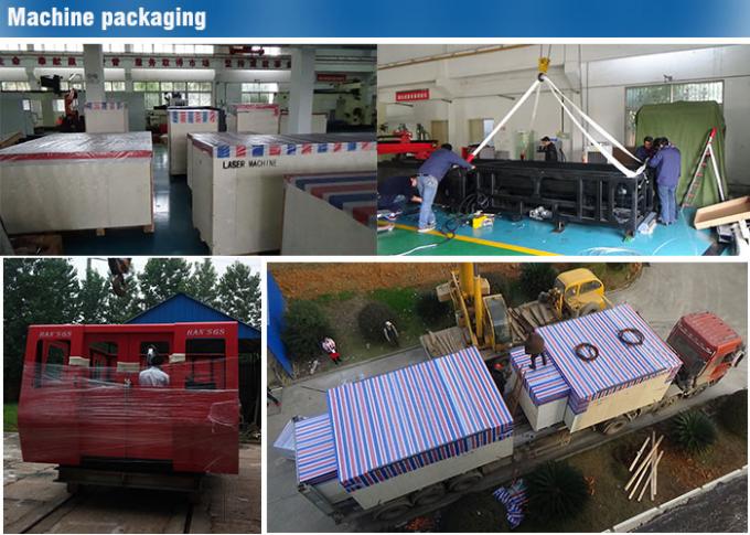 Chinese Brand 2000 Watts Sheet Metal Laser Cutting Machine , Red